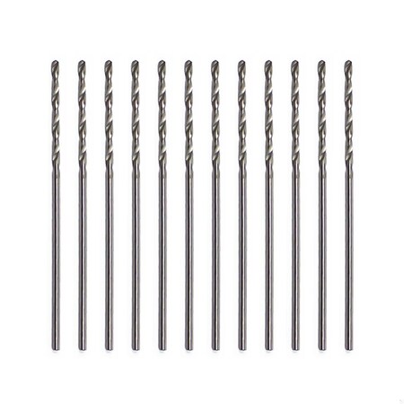 Excel Blades No. 65 High Speed Drill Bits Precision Drill Bits, 12PK 50065IND